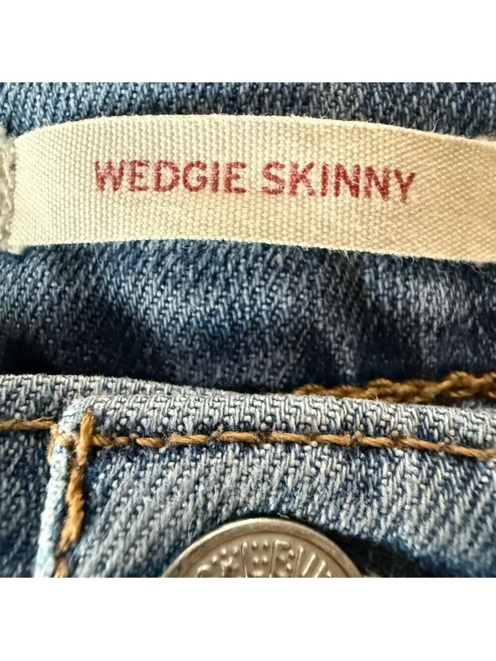 Levi's Wedgie Skinny Jeans High Rise Ankle W28 - Picture 8 of 14